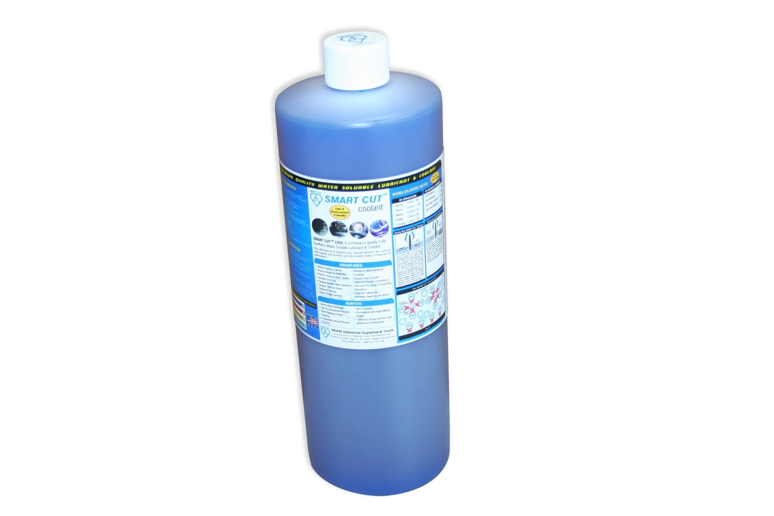 An image shows water soluble coolant