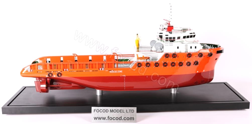 An image of a model of a ship